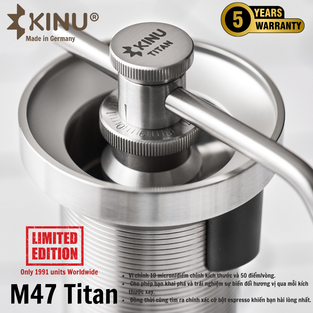 KINU M47 Simplicity Grinder 8