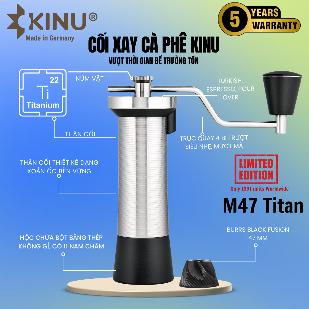 KINU M47 Rebel Grinder 5