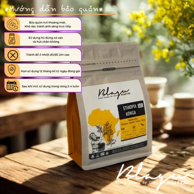 BLAGU Roasted Bean Ethiopia N.Konga - 250g