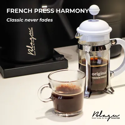 Blagu French Press for tea 350ml