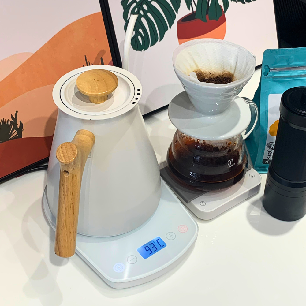 Pressoco Set Glass Pour Over - Amber Dripper 3