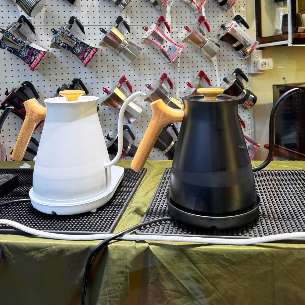 Pressoco Kettle 304 Stainless Steel Pour Over 600ml - Leather White 12