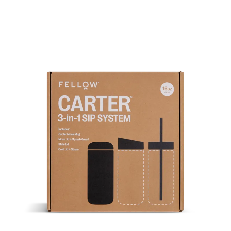 Fellow Carter Move 360 Sip Lid - 475ml - Matte Black