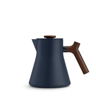 Pack 4 x Fellow Stagg EKG 0.9L - Stone Blue Handle Walnut (EU, 220V, F Plug)