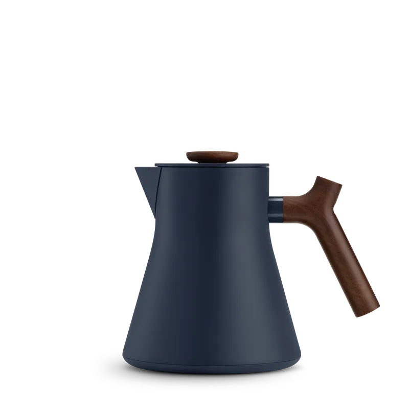 Pack 4 x Fellow Stagg EKG 0.9L - Stone Blue Handle Walnut (EU, 220V, F Plug)
