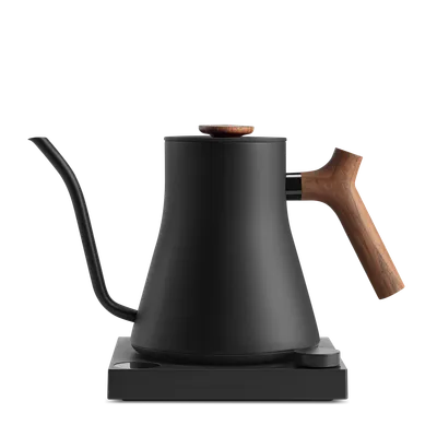 Fellow Stagg EKG 0.9L - Matte White - Walnut Handle (EU, 220V, F Plug)