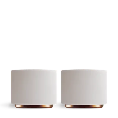 Fellow Monty Milk Art Cups - Cortado (4.5oz), Matte White