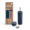 Fellow Carter Cold Tumbler - 592ml - Matte Blue Stone 12
