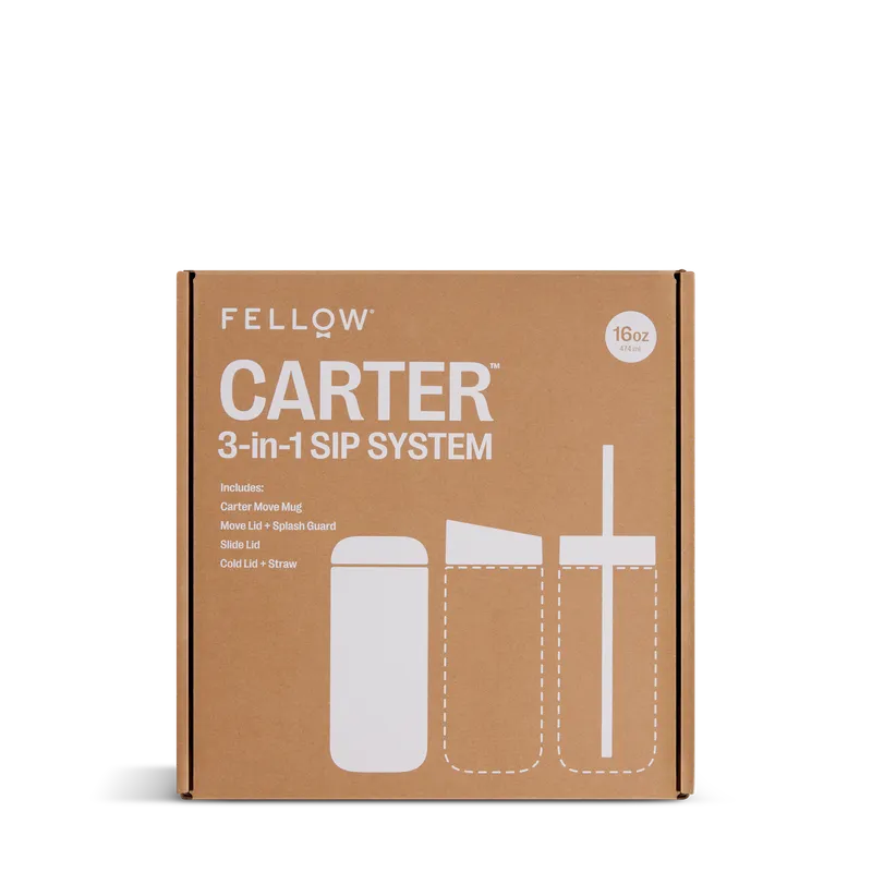 Fellow Carter Move 360 Sip Lid - 475ml - Matte Black