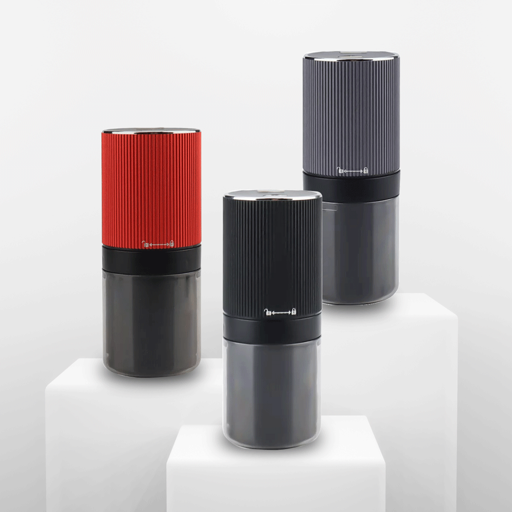 PRESSOCO Portable Electric grinder - Gen Z 38mm | USB Rechargeable -Black 12