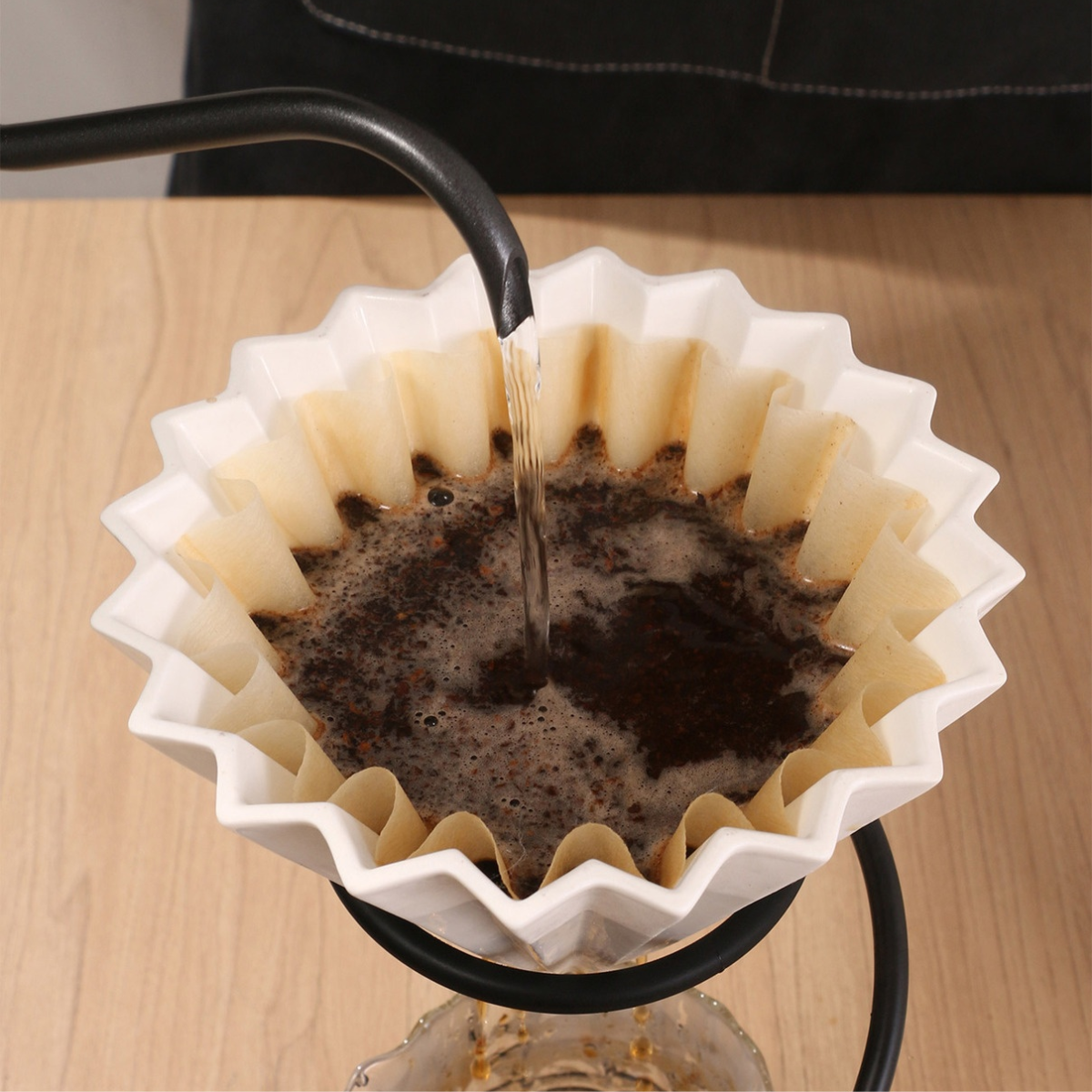 Pressoco Coffee Paper Filter Wave W-155 (100*55mm) x 50 tờ - Brown