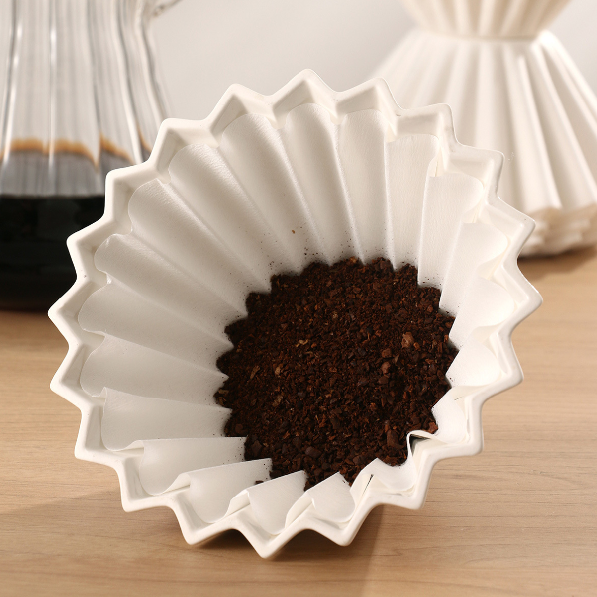 Pressoco Coffee Paper Filter Wave W-155 (100*55mm) x 50 tờ