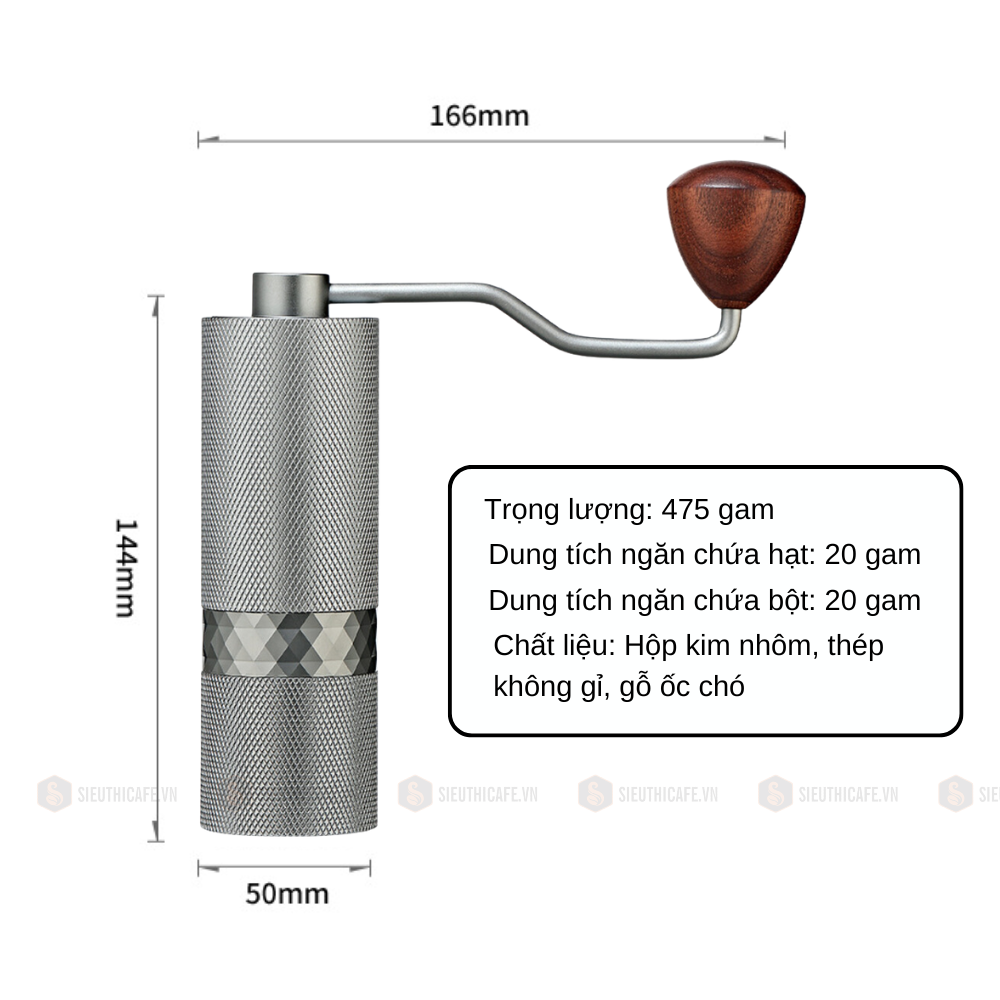 Pressoco Grinder Z41 - Silvery 13