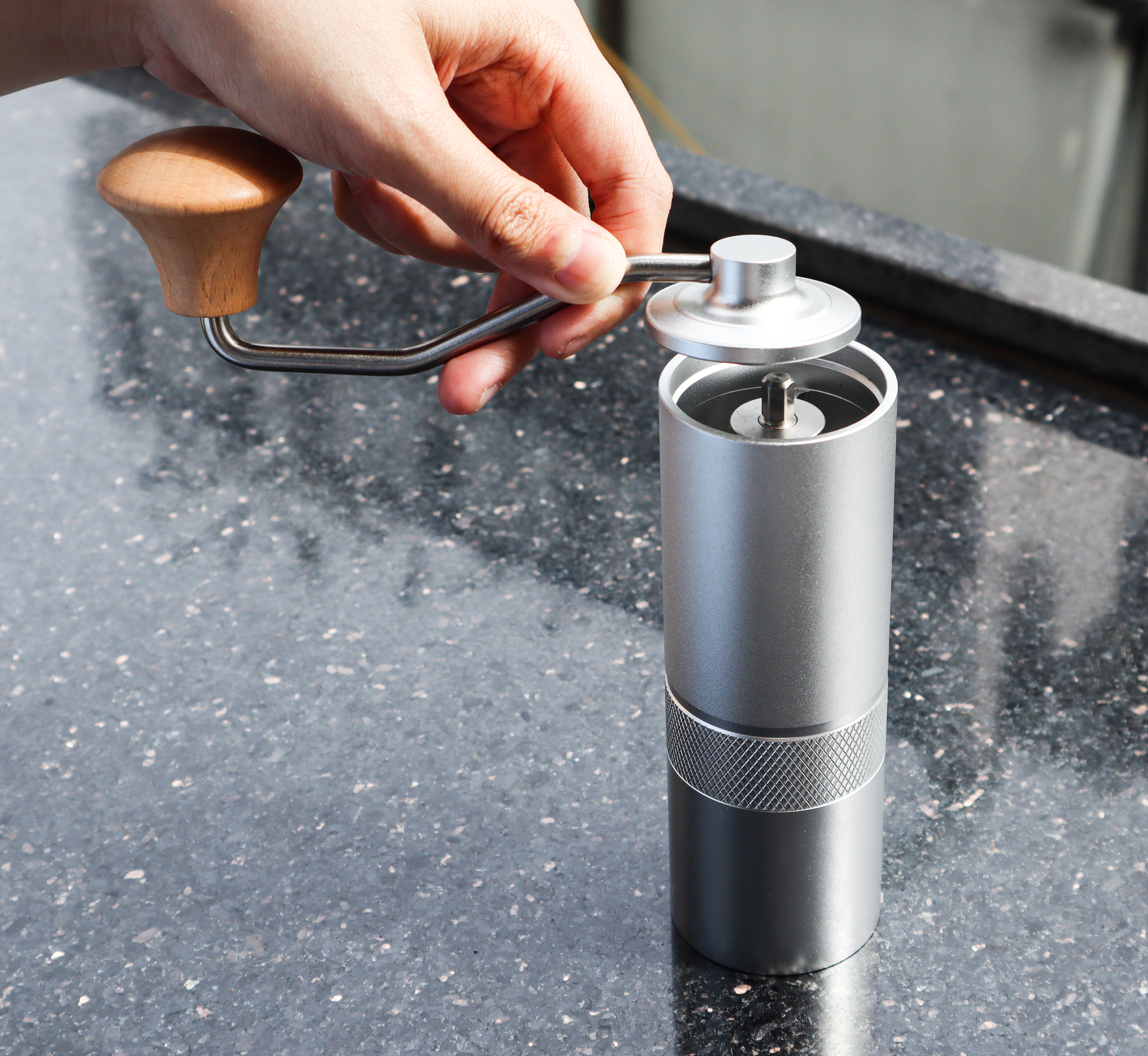 Pressoco Electric Grinder mini Gen S - Silvery 3