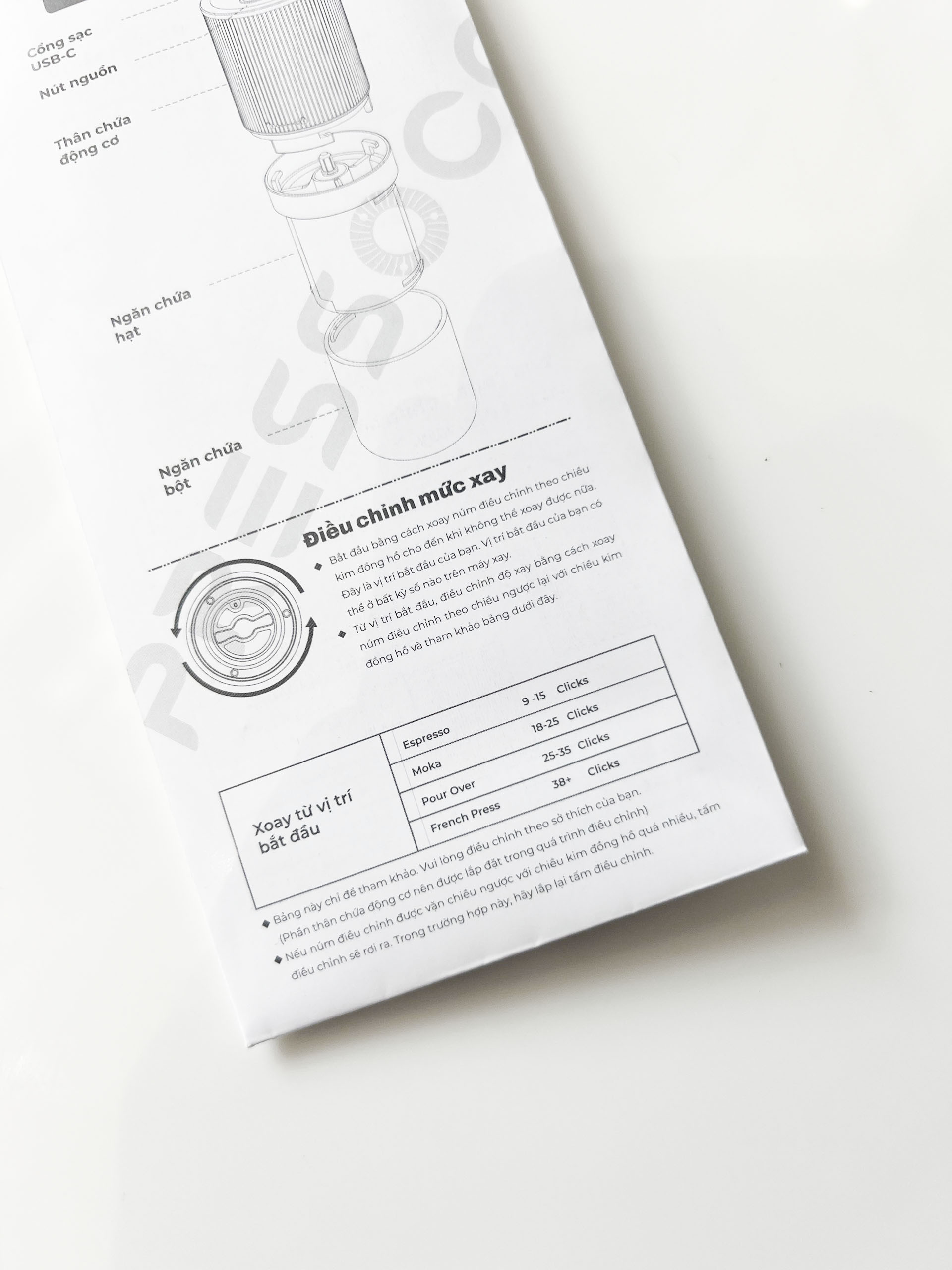 PRESSOCO Portable Electric grinder - Gen Z 38mm | USB Rechargeable -Black 53