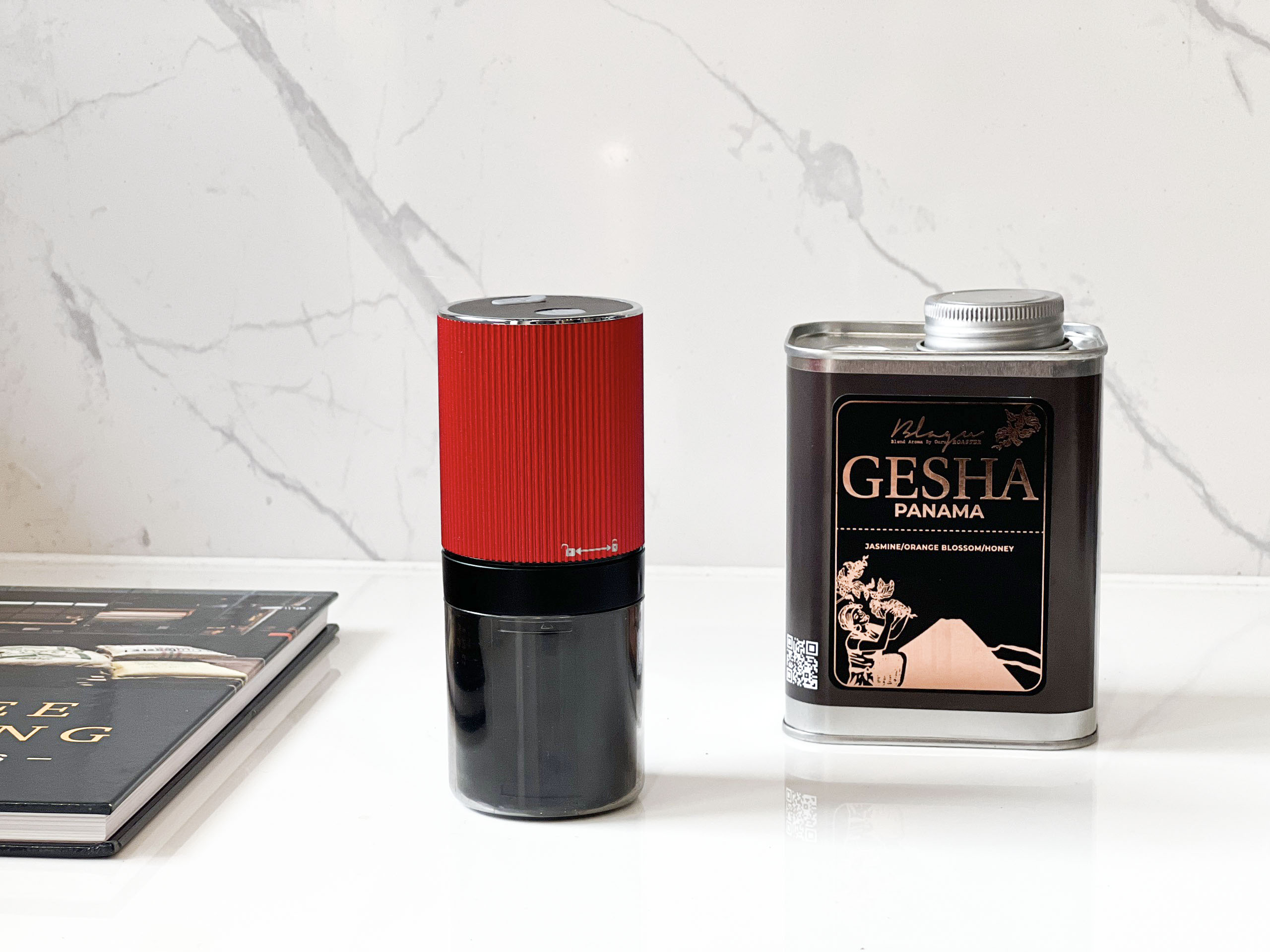 PRESSOCO Portable Electric grinder - Gen Z 38mm | USB Rechargeable -Black 18