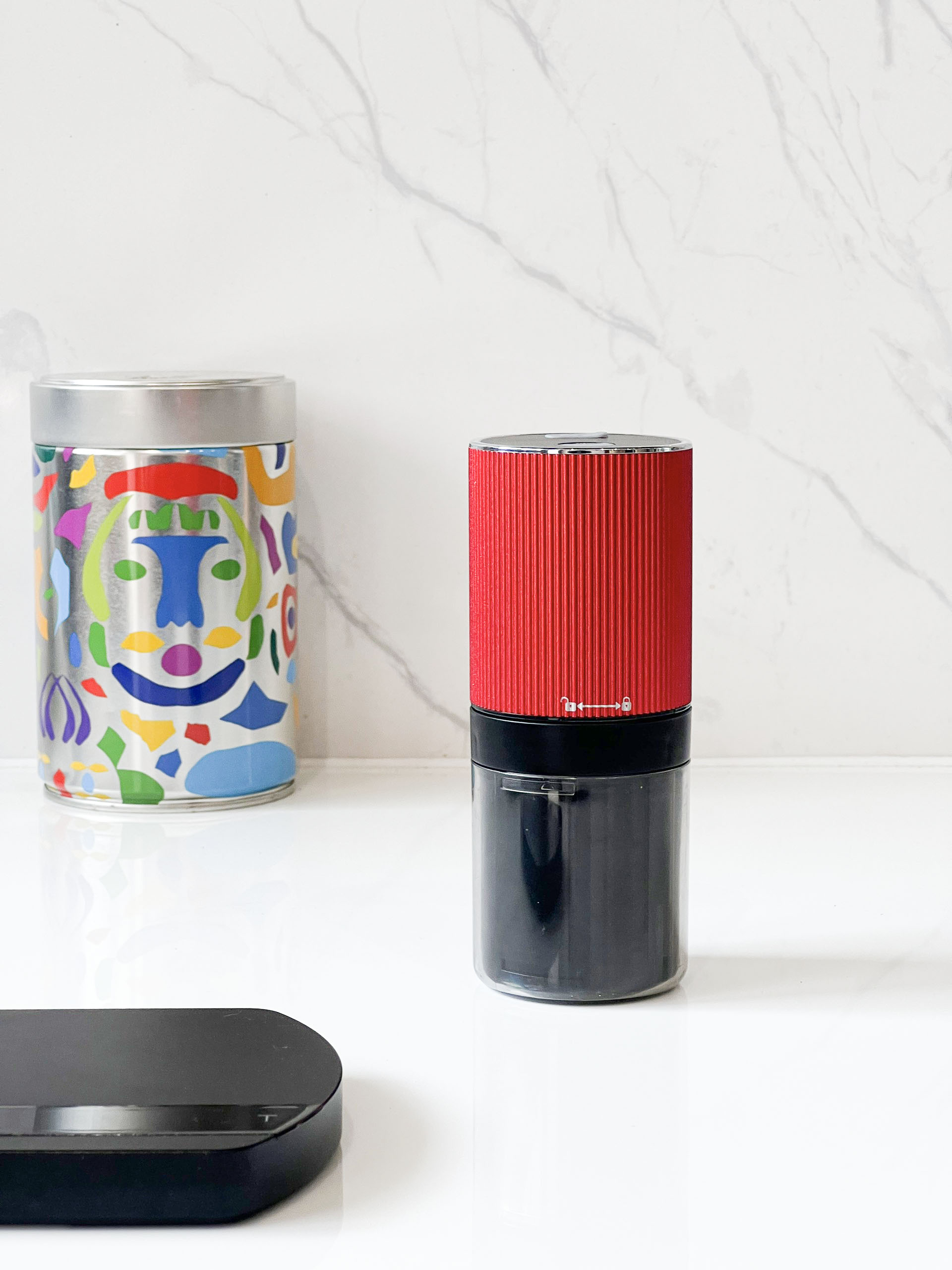 PRESSOCO Portable Electric grinder - Gen Z 38mm | USB Rechargeable -Black 23