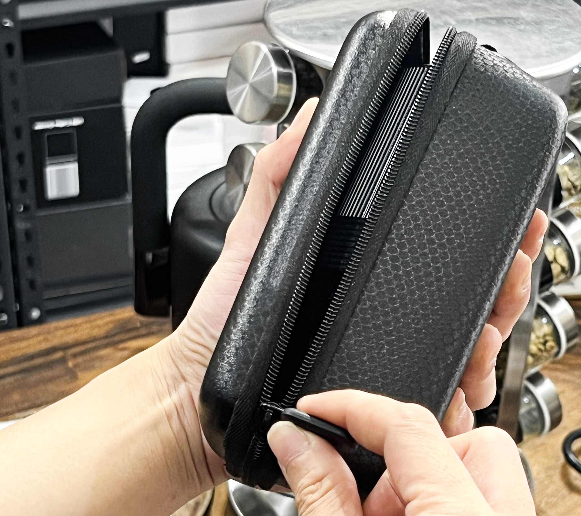 PRESSOCO Portable Electric grinder - Gen Z 38mm | USB Rechargeable -Black 11