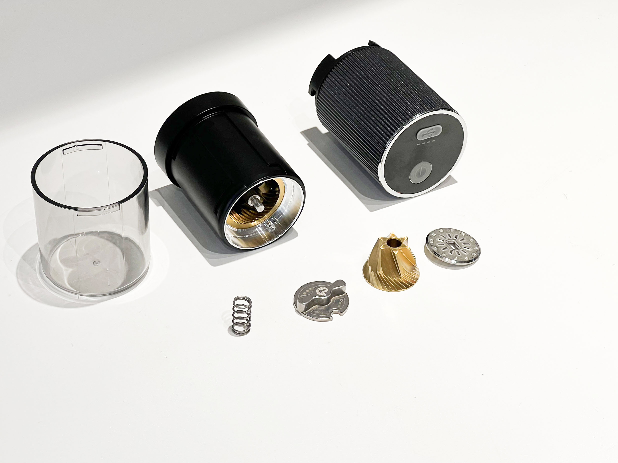 PRESSOCO Portable Electric grinder - Gen Z 38mm | USB Rechargeable -Black 25