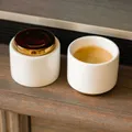 Fellow Monty Milk Art Cups - Espresso (3oz, Set of 2), Matte White 12