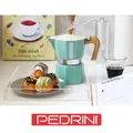 PEDRINI MyMoka Color Coffee Maker 2 Cups - Vintage Green 10