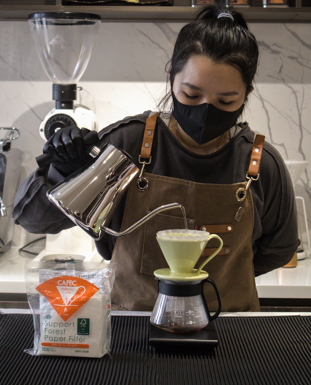 Cafec Filter MC4 V60-02 100 White MD T90 13