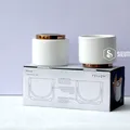 Fellow Monty Milk Art Cups - Espresso (3oz, Set of 2), Matte White 10
