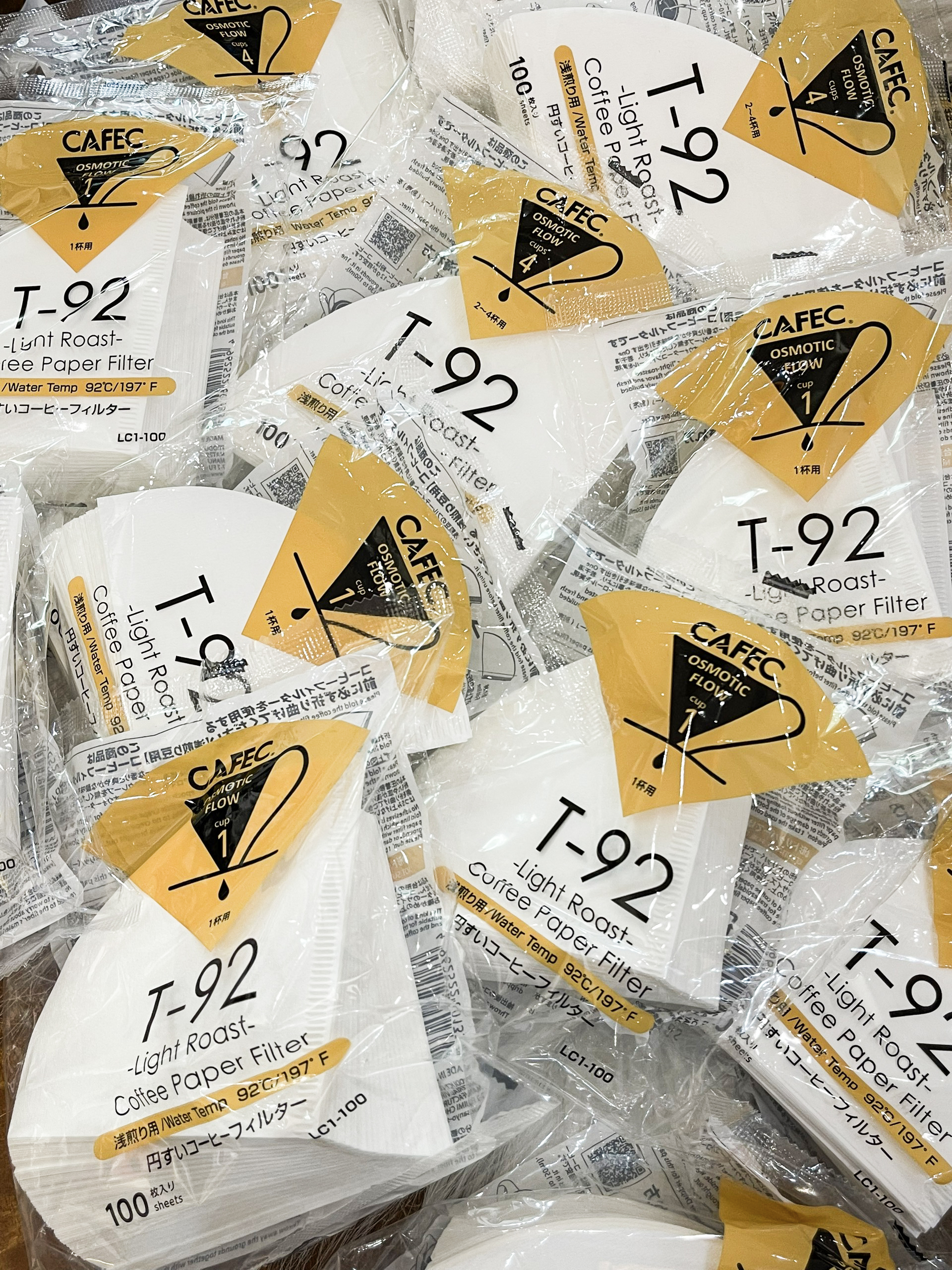 Cafec Filter DC4 V60-02 100 White Dark T83 12