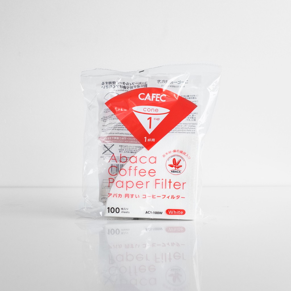 Combo 2 x Cafec Abaca trapezoid paper filter 102 (brown) 100pcs/pack 6