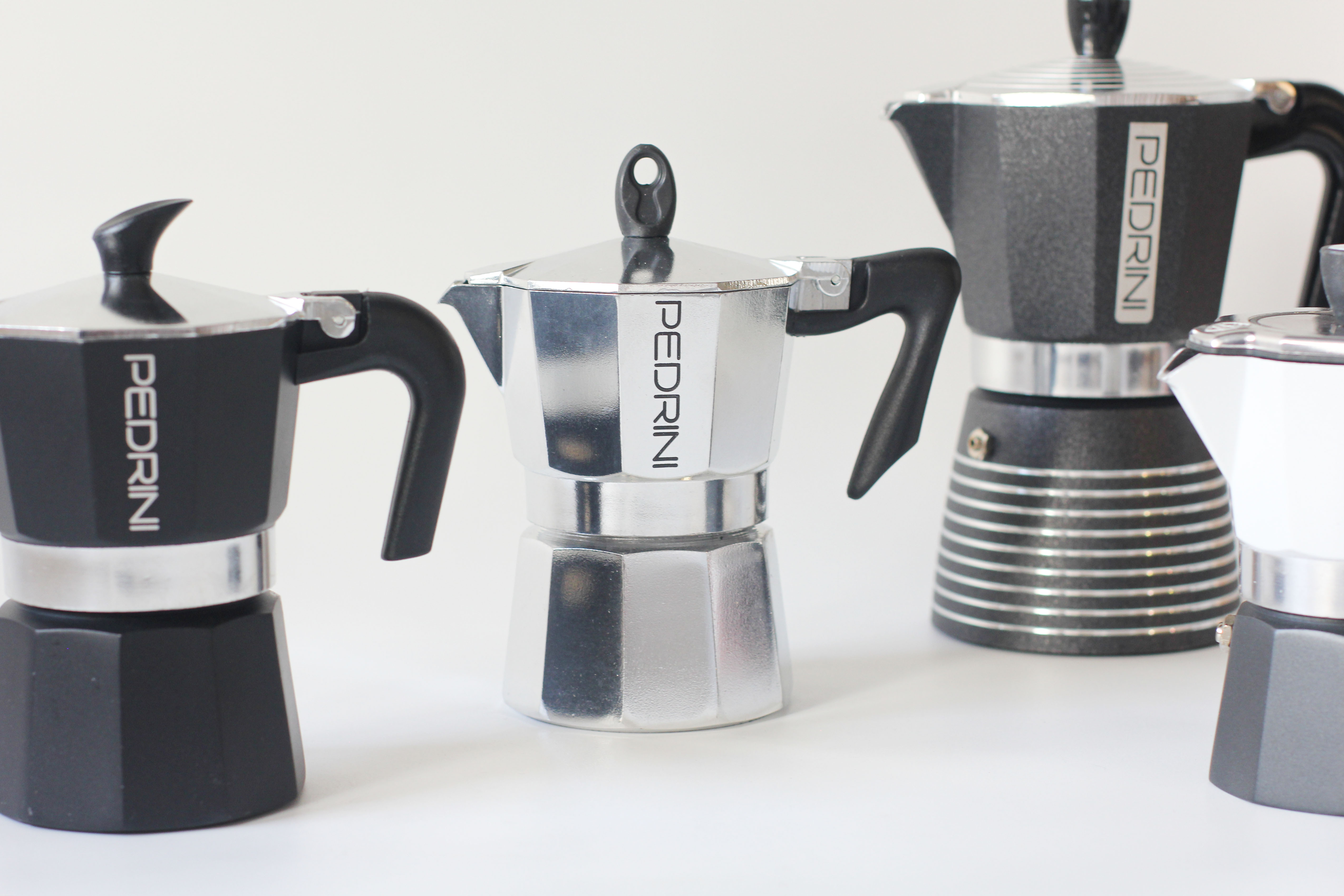 PEDRINI Kaffettiera Coffee Maker 1 Cup - Black 12