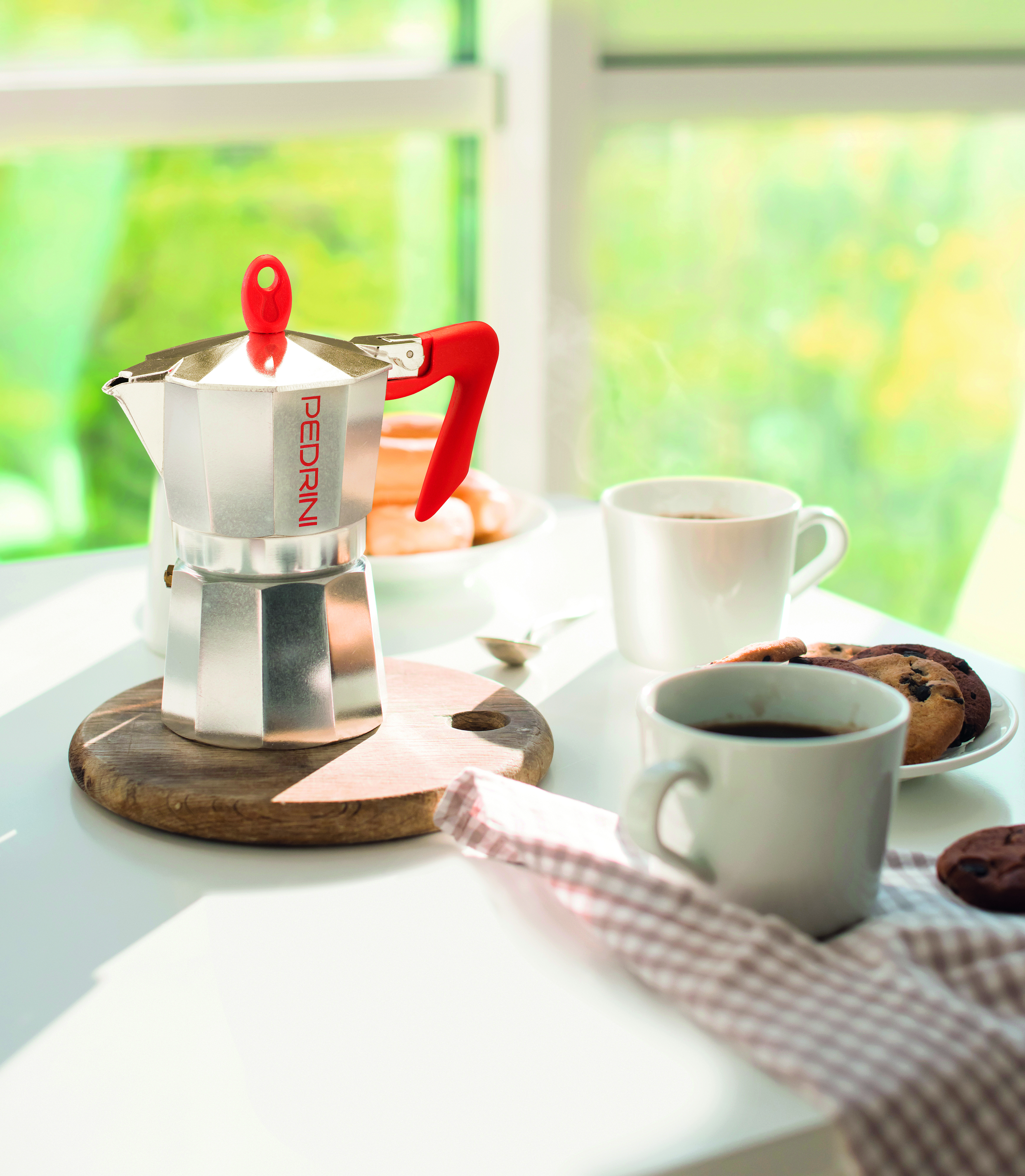 PEDRINI Kaffettiera Coffee Maker 1 Cup - Red 7