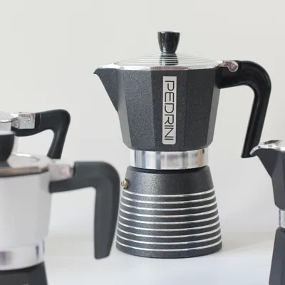 PEDRINI Kaffettiera Ấm Pha Cà Phê 1 Tách - Đỏ