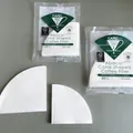 Combo 2 x Cafec Abaca trapezoid paper filter 102 (brown) 100pcs/pack 14