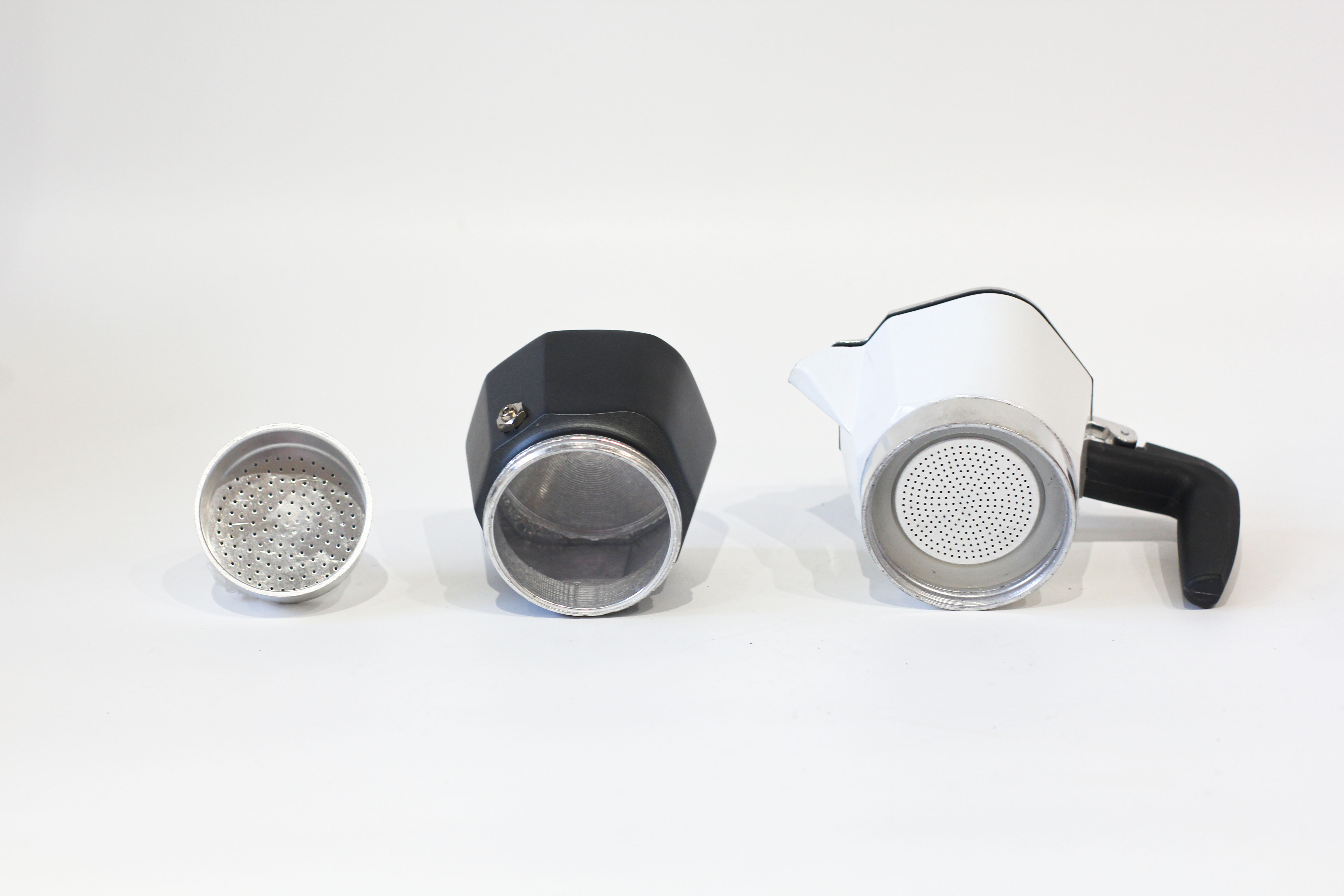 PEDRINI Sei Moka plus Coffee Maker 3 Cups - Painted aluminium 13