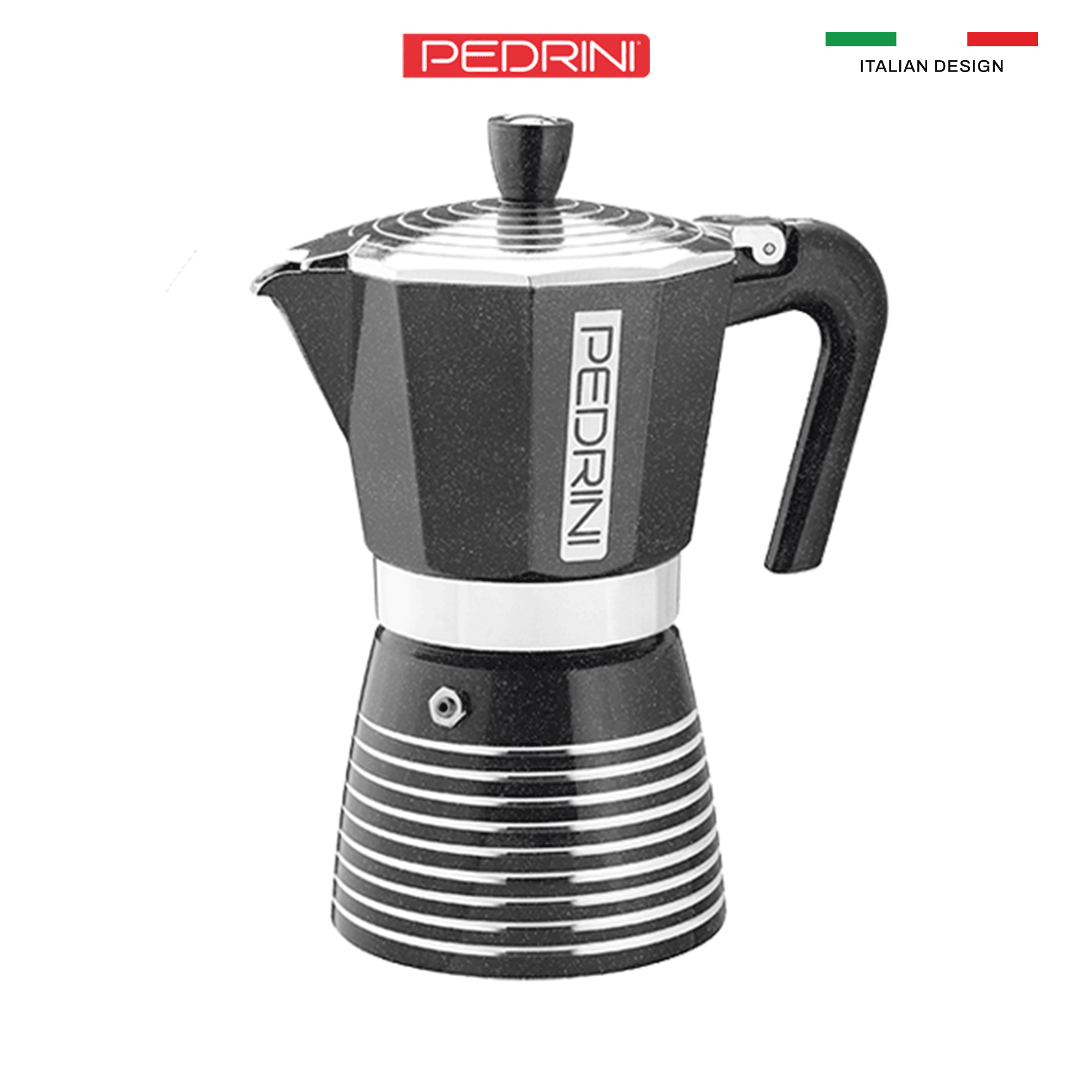 PEDRINI Replacement Handle Kaffettiera Coffee Maker 2 Cups - Red 15