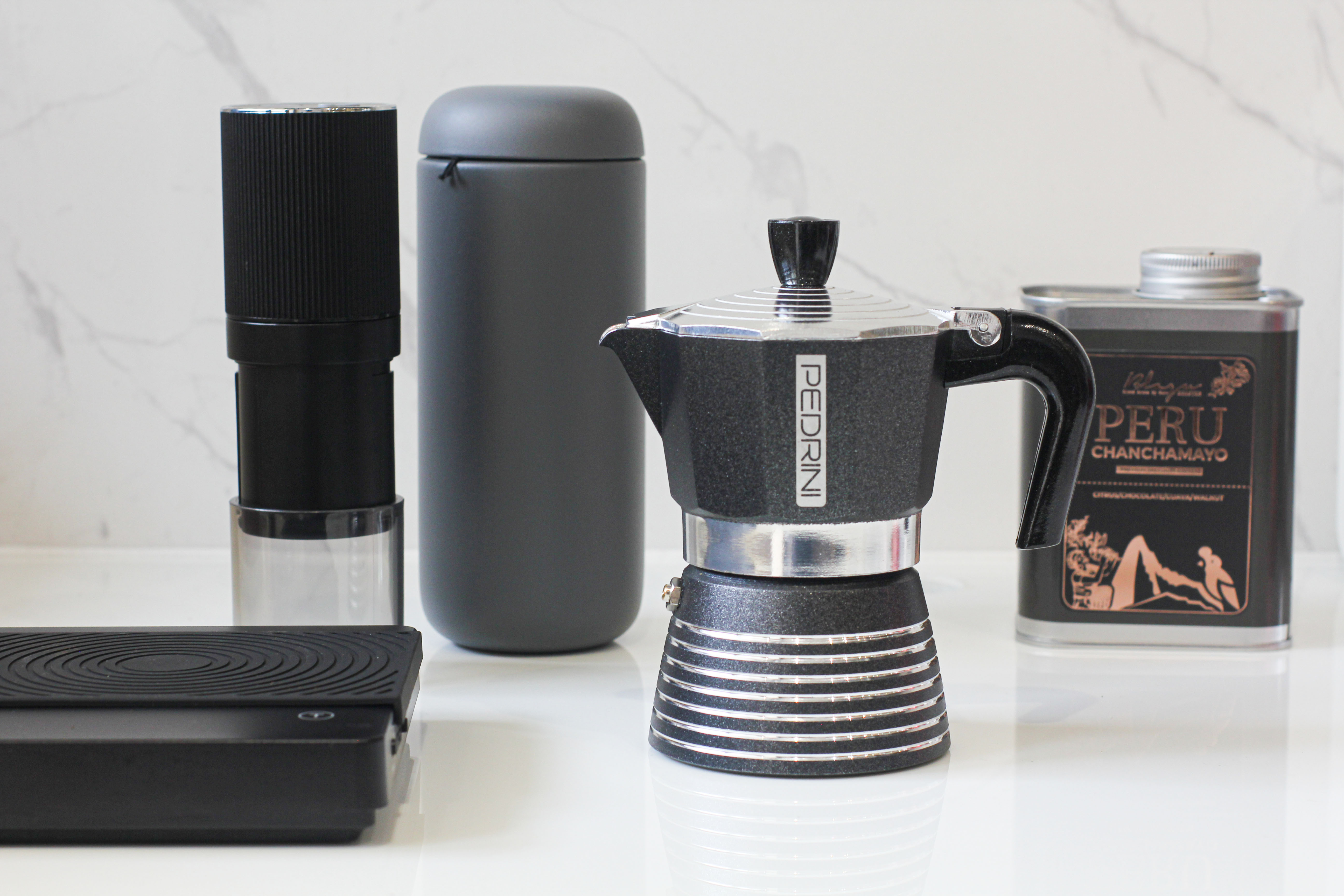 PEDRINI Infinity Rock Coffee Maker 2 Cups - Black 12