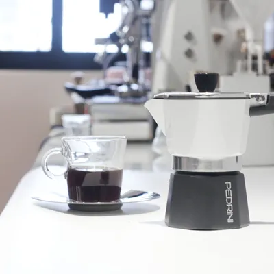 PEDRINI Sei Moka plus Ấm Pha Cà Phê 3 Tách - Nhôm Sơn