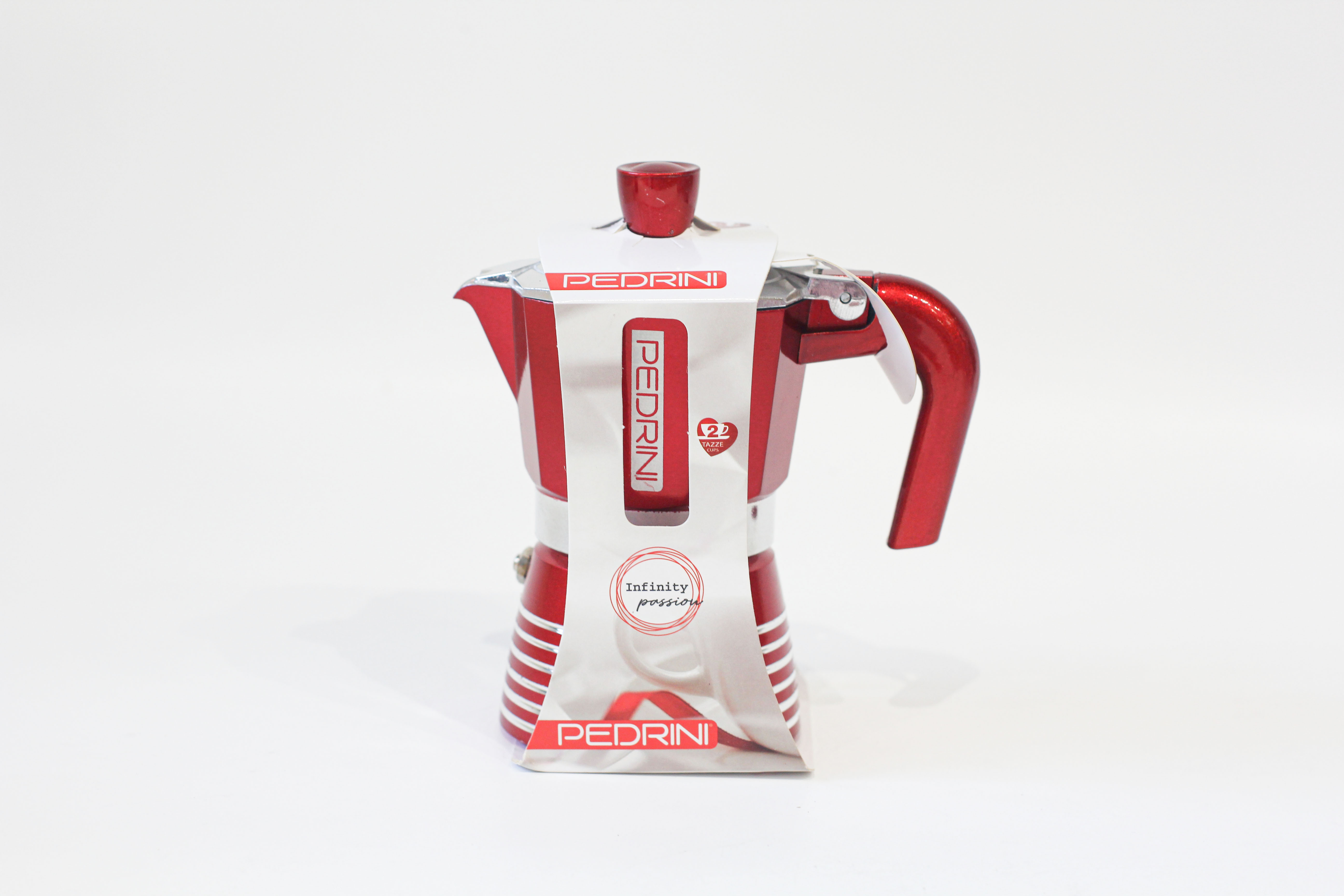 PEDRINI Kaffettiera Coffee Maker 6 Cups - Black 9