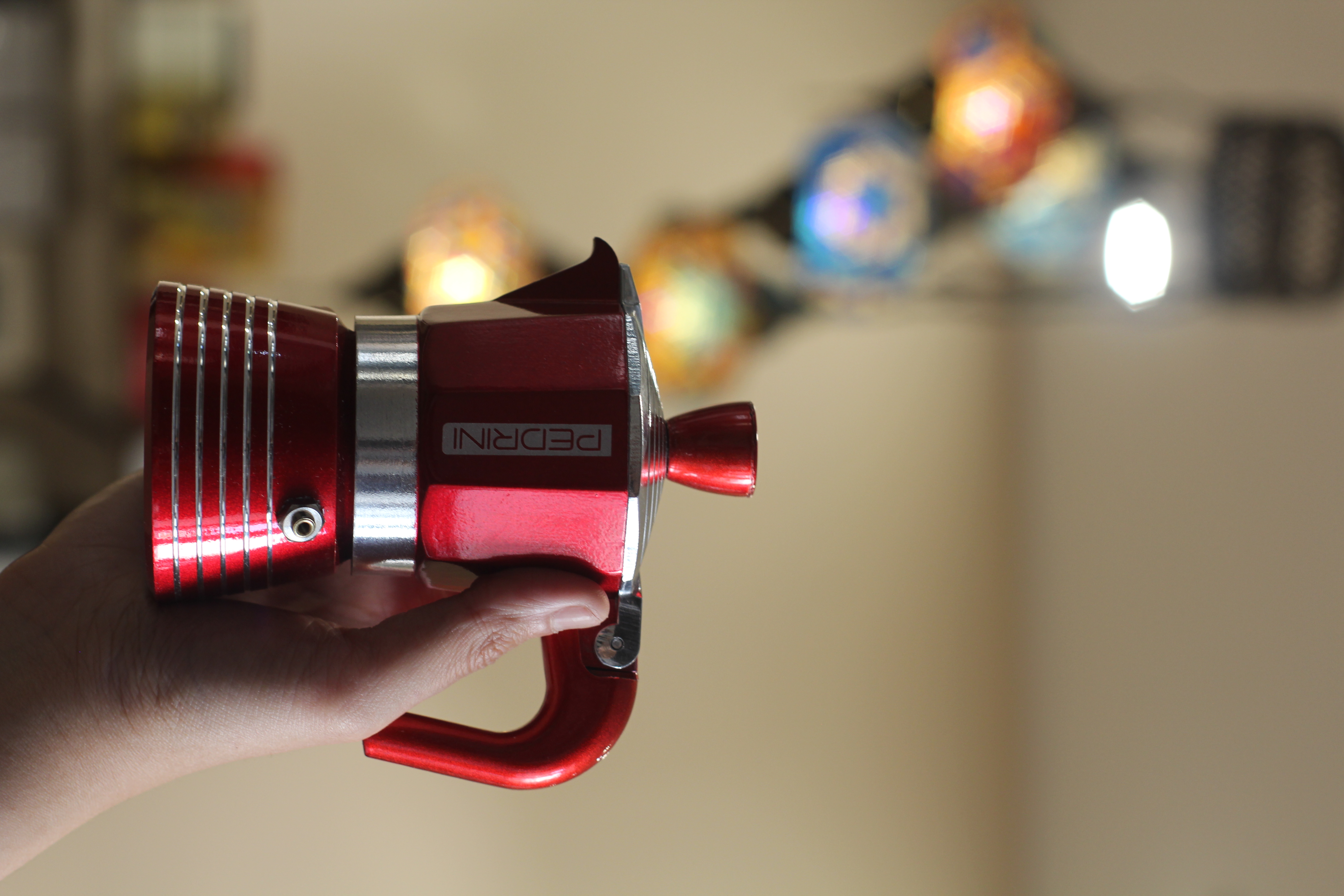 PEDRINI Infinity Passion Coffee Maker 2 Cups - Red 14