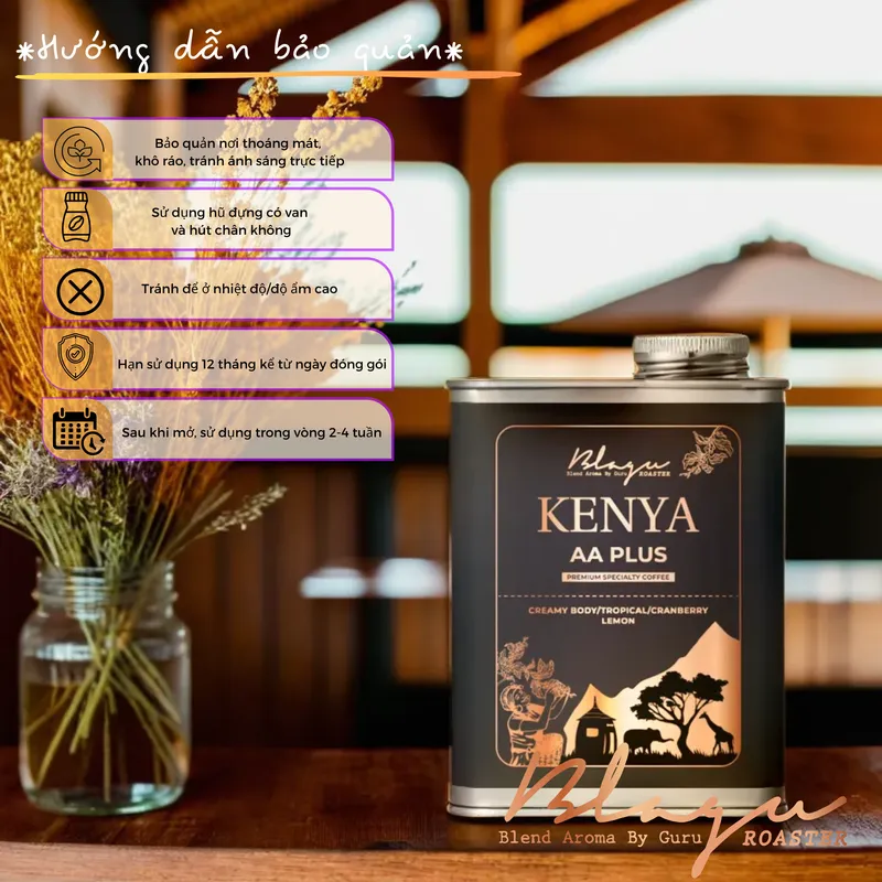 [Premium] BLAGU Roasted Bean Kenya AA Plus - 250g