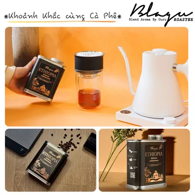 [Premium] BLAGU Roasted Bean Ethiopia Yirgacheffe Konga - 250g