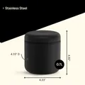 Fellow Atmos Vacuum Canister - 0.7L Matte Black 11