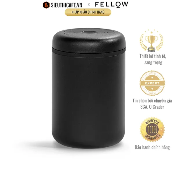 Pack 12 x Fellow Atmos Vacuum Canister - 1.2L Matte Black