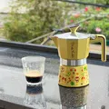 Coffee Maker Polished Alumi.2cups - Frida Kahlo - Assorted Colours (Yellow) 8