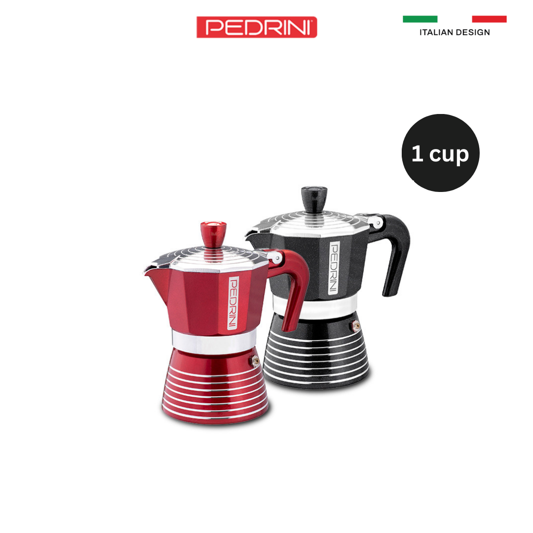 Coffee Maker Polished Alu.1 CUP- Frida Kahlo- Assorted Colours (Blue) 9