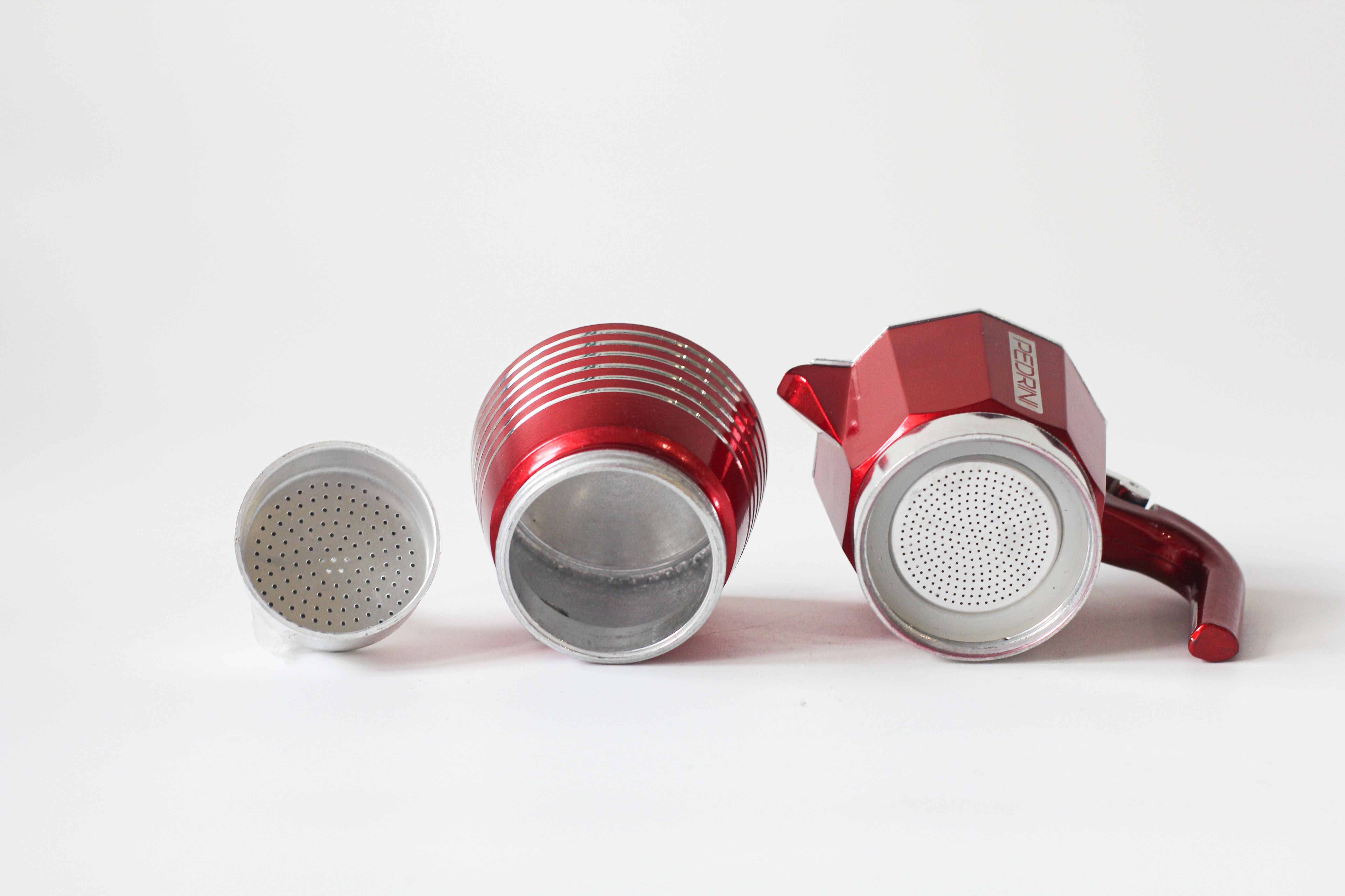 PEDRINI Infinity Passion Coffee Maker 6 Cups - Red 9