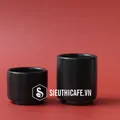 Fellow Monty Milk Art Cups - Espresso (3oz, Set of 2), Matte Black 16