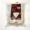 Cafec Paper Filter AC1-100B - Cone V60-01 Cup-1 100-Sheets - Brown - Abaca 14
