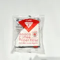 Cafec Paper Filter AC4-100W - Cone V60-02 Cup-4 100-Sheets - White - Abaca 14