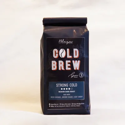 BLAGU Coffee Roasted Beans Guru 3 blend Cold brew - Strong Cold - Medium Dark Roast - 250g